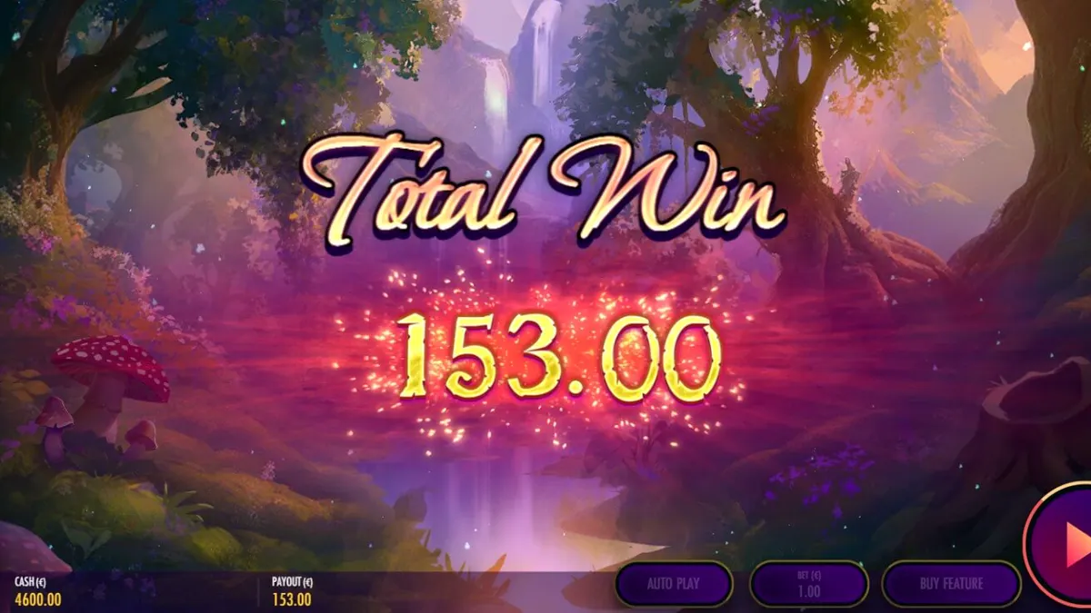 Tampilan visual slot Pan’s Arcadia dengan tema hutan mistis dan simbol mitologi Yunani