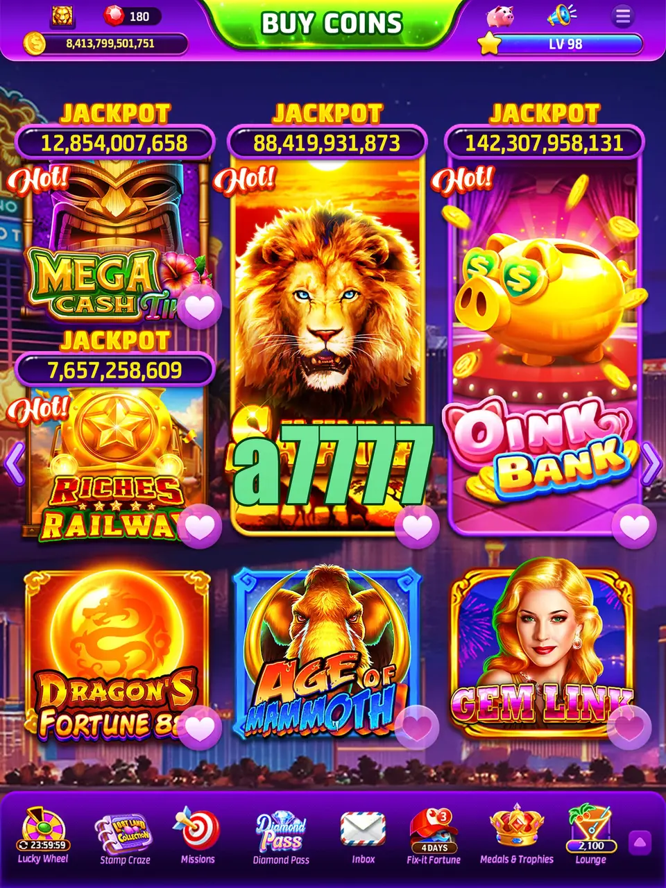 a7777 Tangkapan Layar